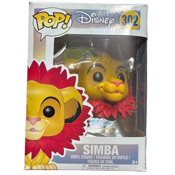 Funko Pop Disney Lion King-Simba (Leaf Mane) 302 Collectible Vinyl Figure - Picture 7 of 7